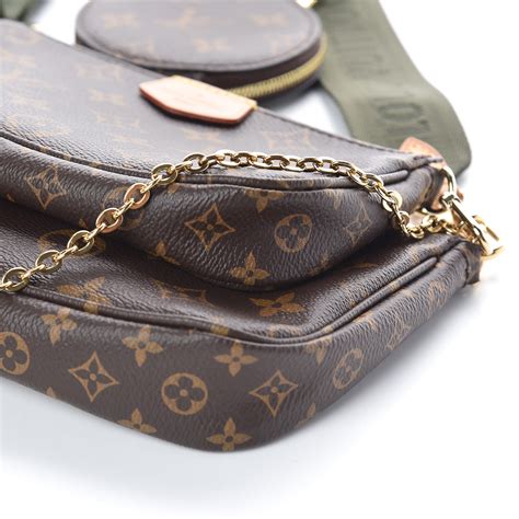 louis vuitton monogram multi pochette accessoires shoulder bag in brown|louis vuitton clear monogram bag.